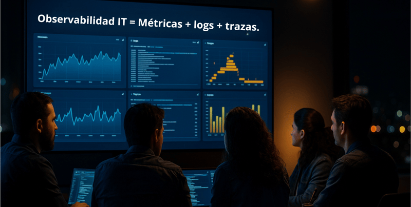 Observabilidad IT = Métricas + logs + (1)